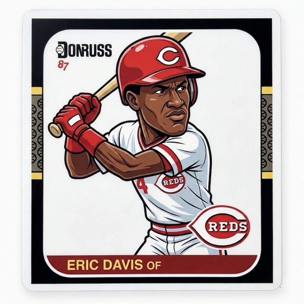 ⚾️ Eric Davis “87” Sticker ⚾️