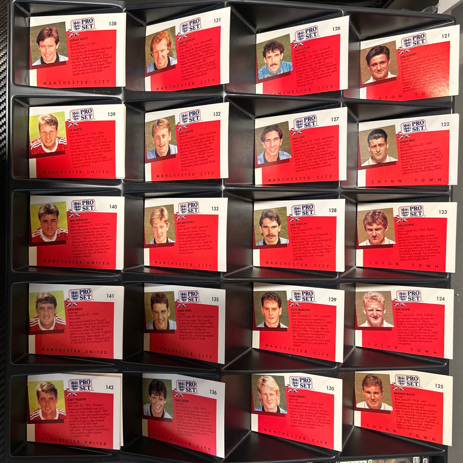 1990-91 Pro Set EPL English League Soccer Cards YOU PICK 1-199
