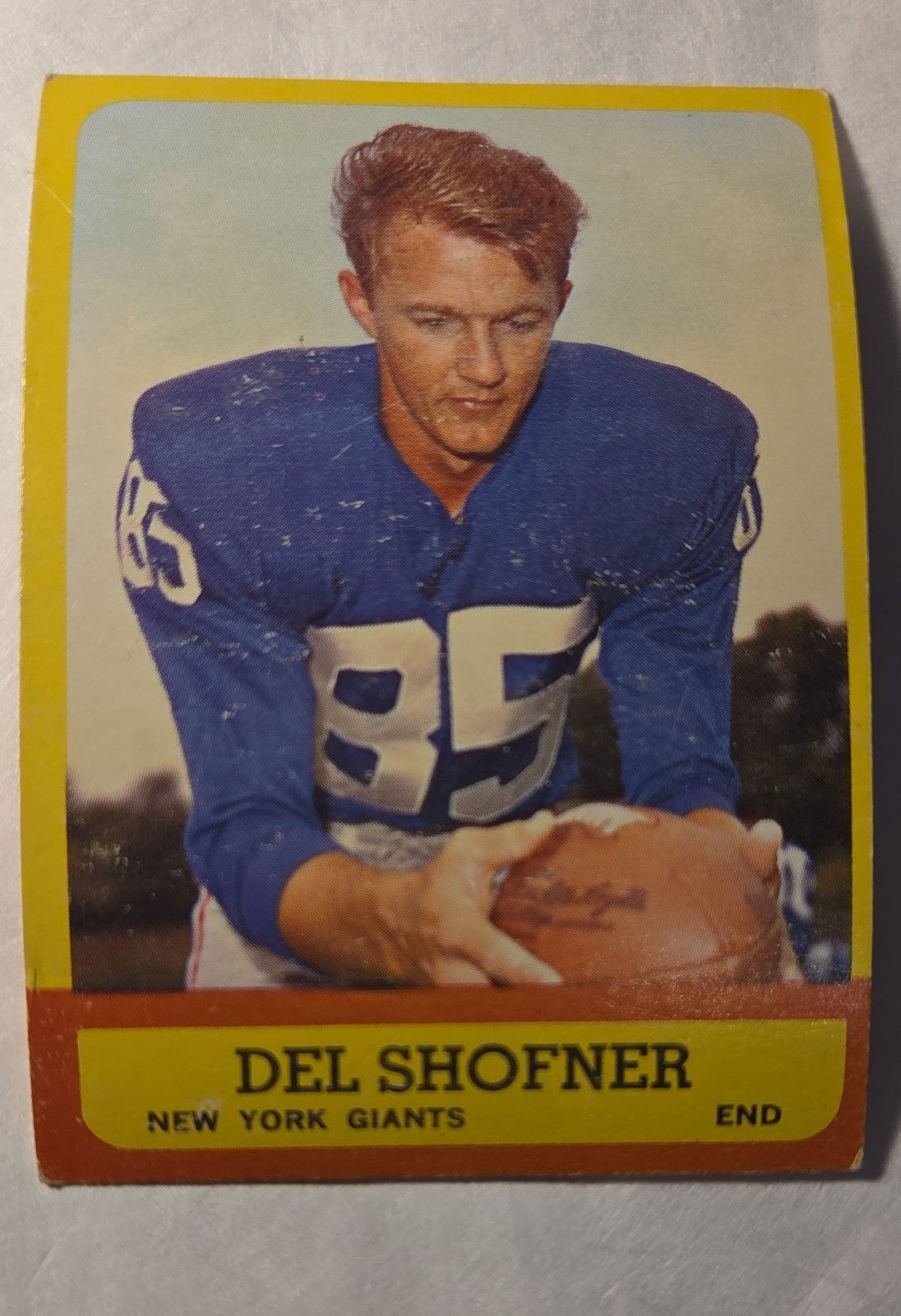 1963 Topps – Del Shofner #50 B1