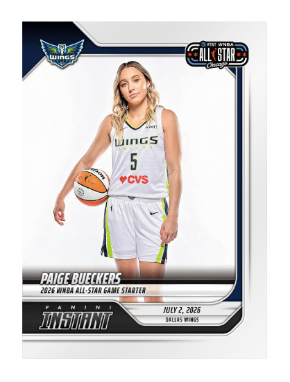 Paige Bueckers – 2026 Panini Instant WNBA #211 Dallas Wings PRESALE