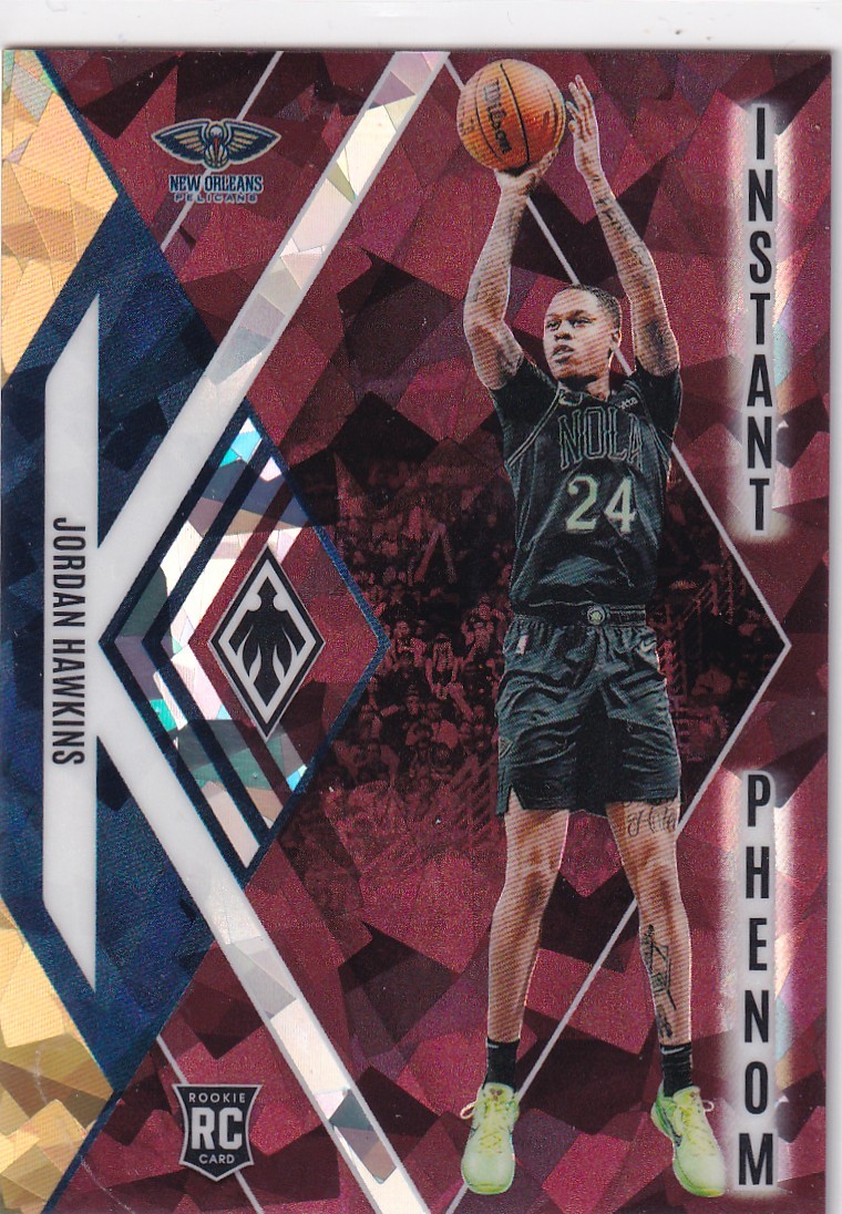 2023-24 PHOEENIX #14 JORDAN HAWKINS CRACKED ICE 102/275- NEW ORLEANS PELICANS