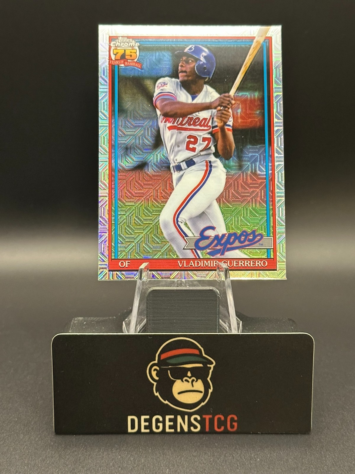 2026 Topps Series 1 Vladimir Guerrero #91C-9 Chrome Silver Pack Montreal Expos