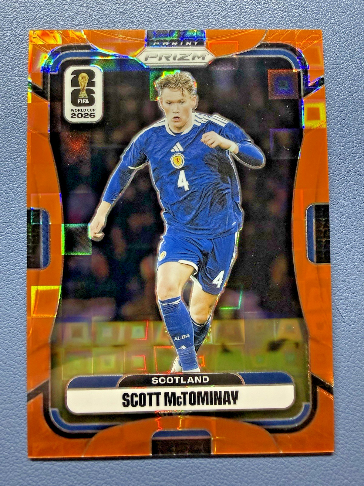 2026 Panini Prizm FIFA World Cup Scott McTominay Orange Pandora /215 SCOTLAND
