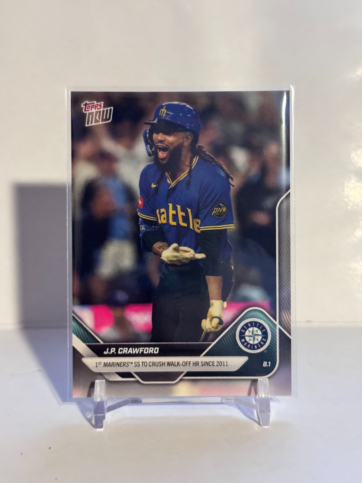 2025 Topps Now MLB – J.P. Crawford – Seattle Mariners – #499
