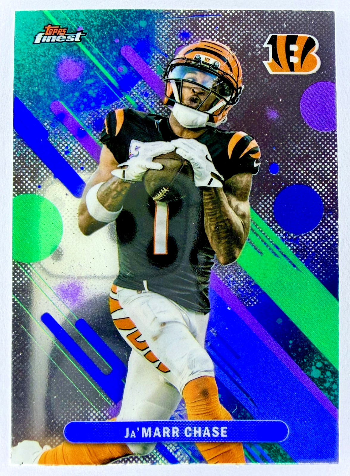 2025 Topps Finest JA’MARR CHASE #85 Common Base – Cincinnati Bengals