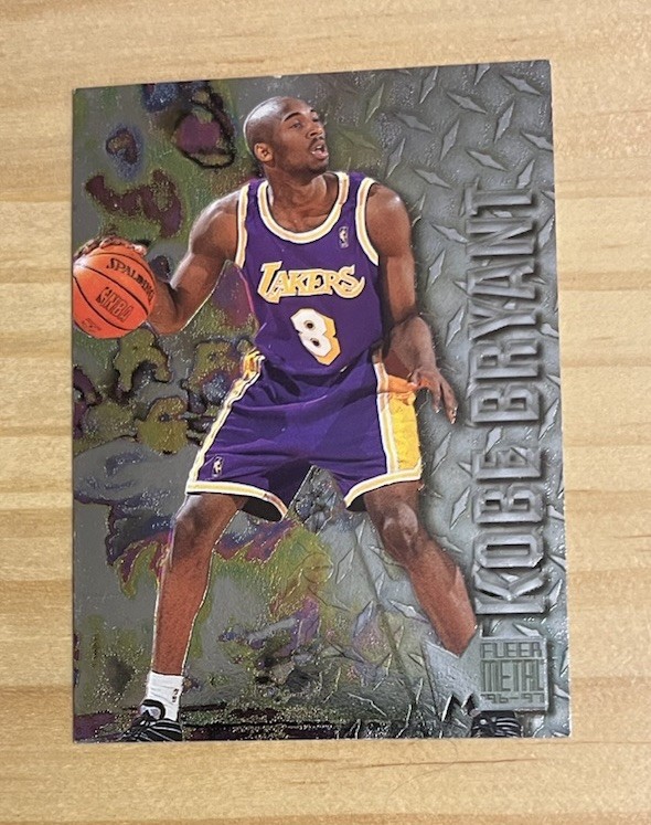 1996-97 Fleer Metal – Kobe Bryant #181 (RC) NBA HOF Lakers NM