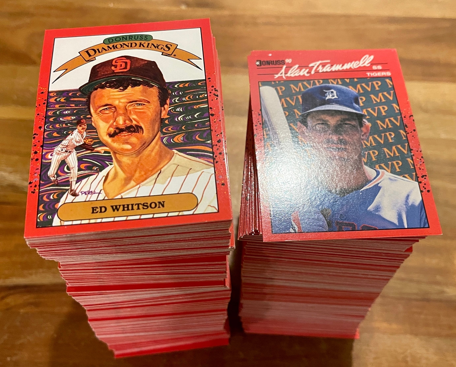 1990 Donruss Baseball Cards 1-250 (NM) – You Pick – Complete Your Set