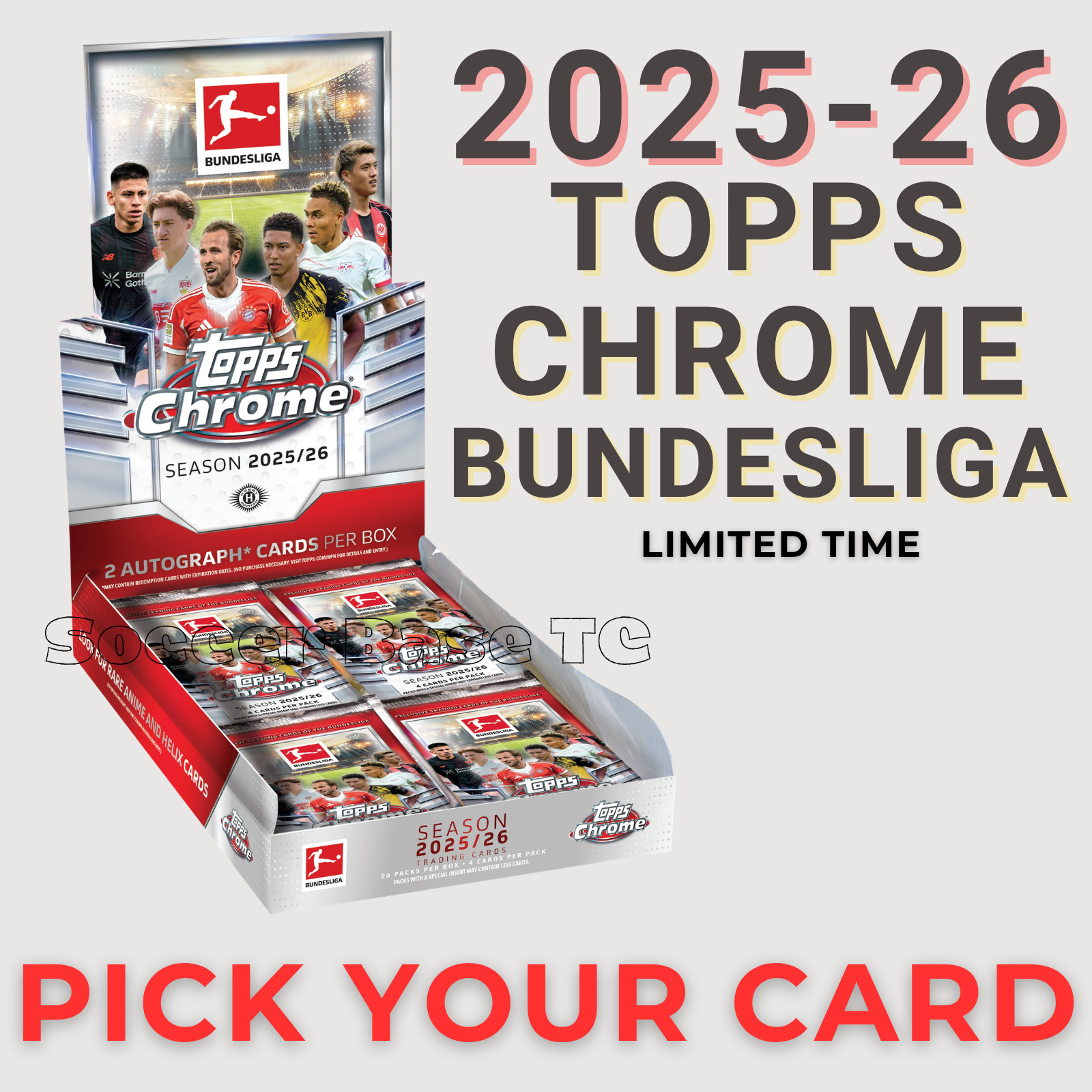 2025-26 Topps Chrome Bundesliga – Pick Your Card 1-100 COMPLETE YOUR SET