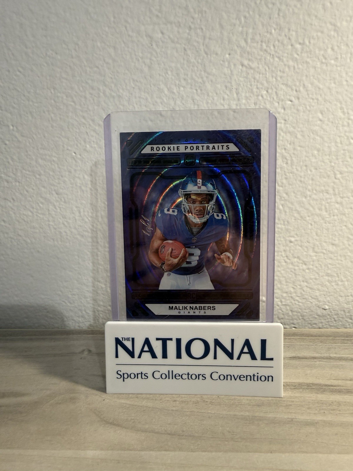 2024 Panini Photogenic #198 Malik Nabers Rookie Portraits Black – 1/1 – Giants
