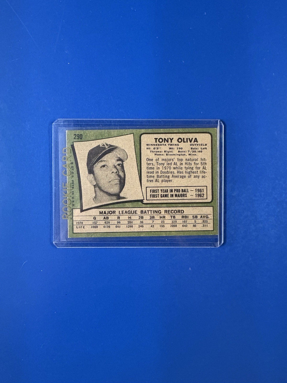 1971 Topps – Tony Oliva #290