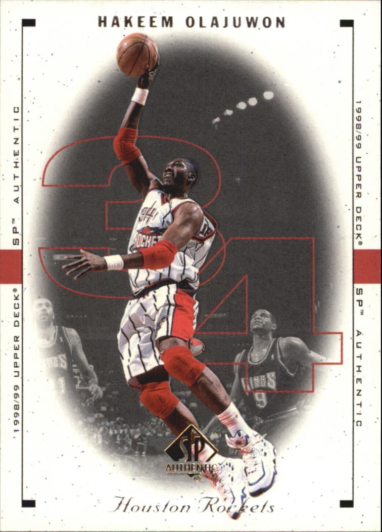 1998-99 SP Authentic #36 Hakeem Olajuwon – BSK