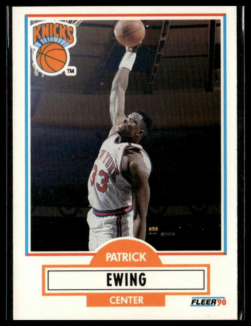 1990-91 Fleer #125 Patrick Ewing