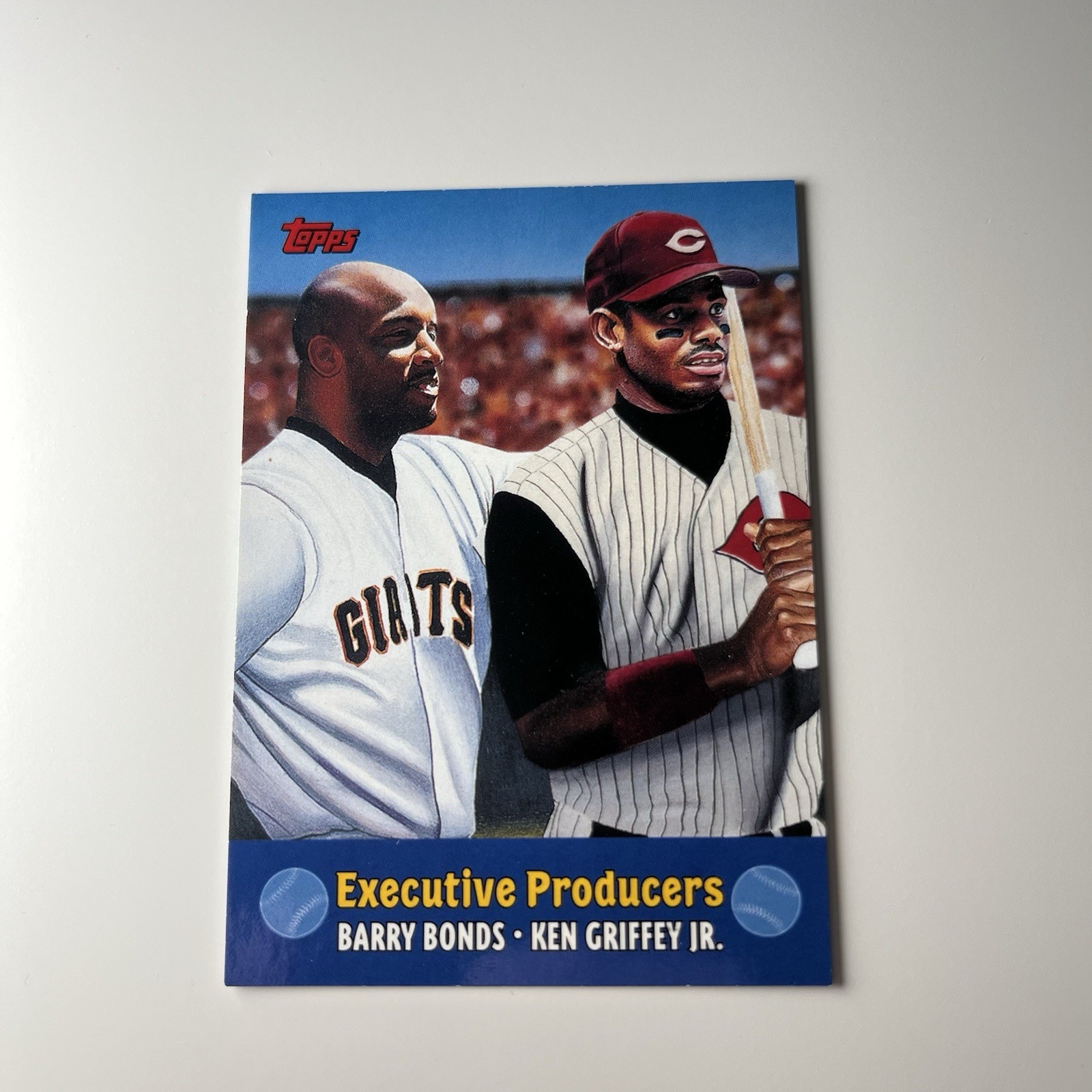 Ken Griffey Jr & Barry Bonds 2000 Topps Combos Executive Producers Insert #TC8