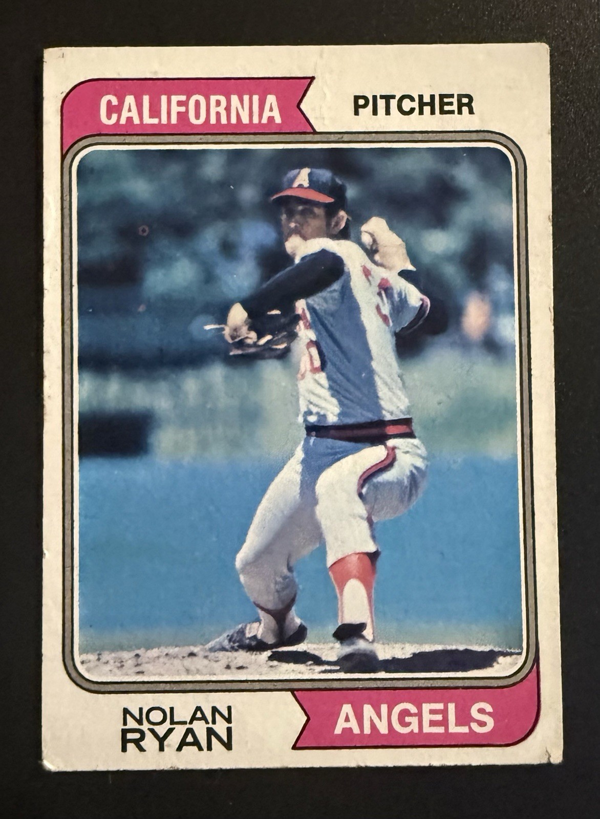 Nolan Ryan 1974 Topps HOF Baseball Card #20 California Angels