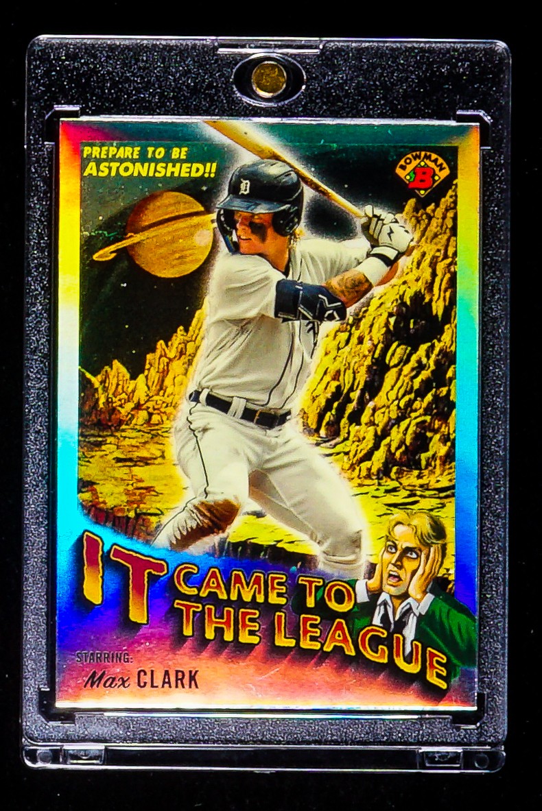 Max Clark RARE It Came to the League REFRACTOR INVESTMENT Detroit Tigers SP