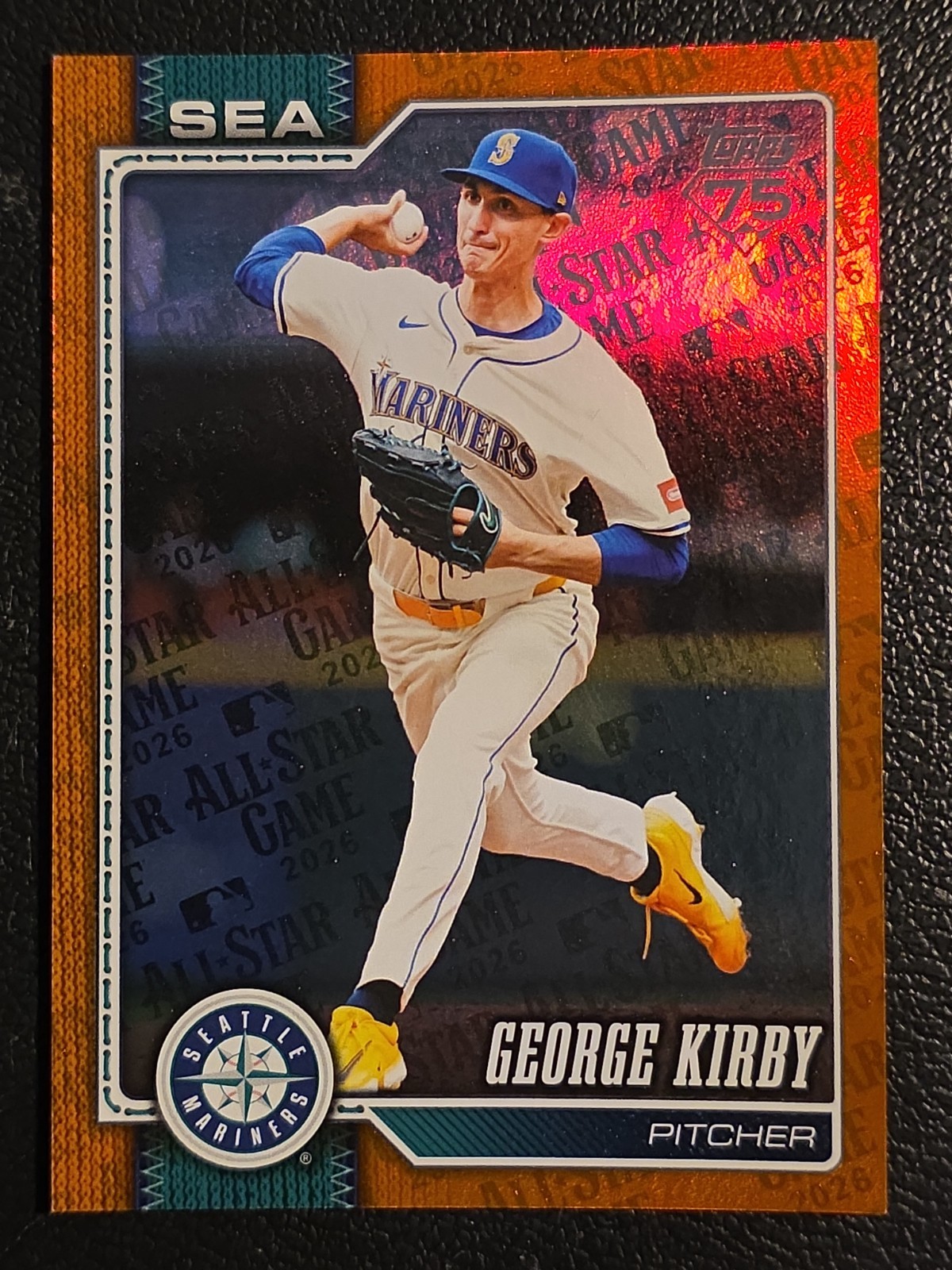 2026 Topps Series 2 – George Kirby All-star Orange Foil /25 #493 Mariners 🔥