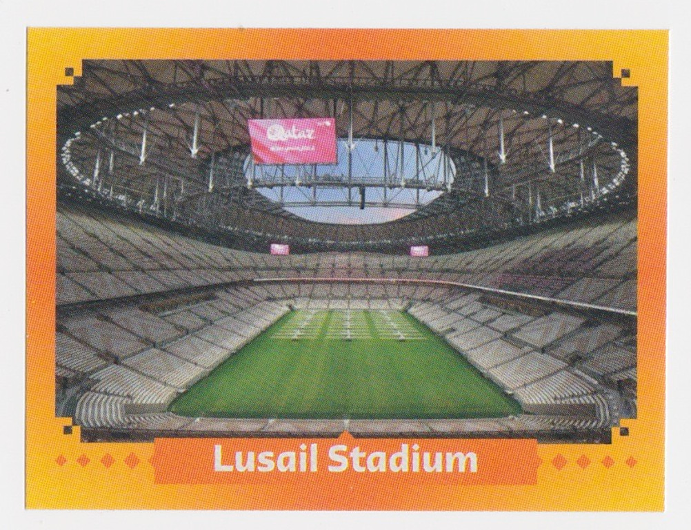 2022 World cup Chromos, stadiums Trophy mascot Panini Qatar