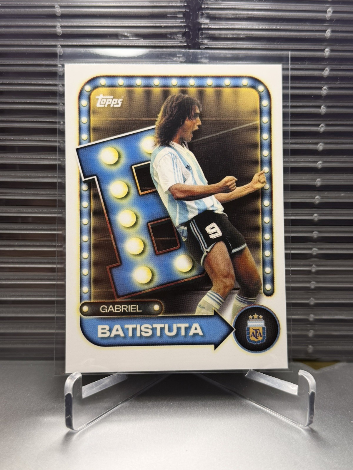 2026 Topps Collector Tin Argentina #22 Gabriel Batistuta Name in Lights