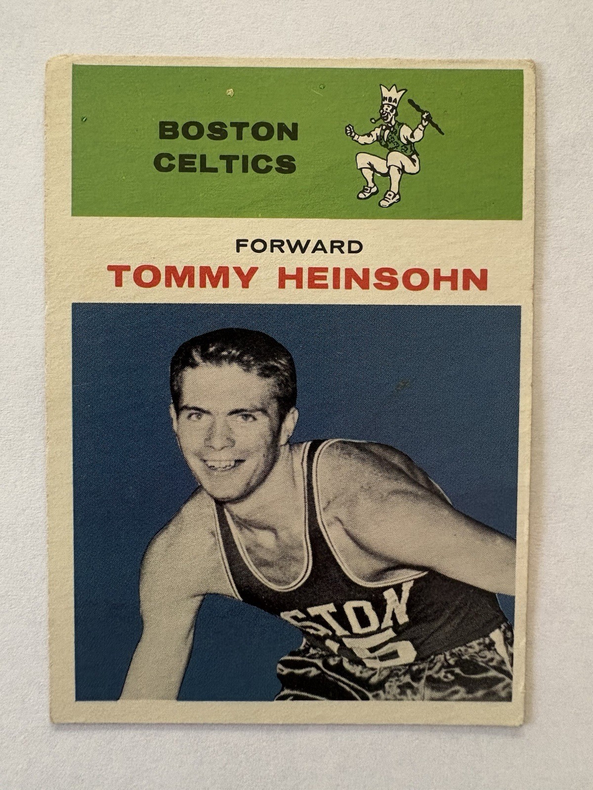 1961-62 Fleer #19 Tommy Heinsohn Boston Celtics