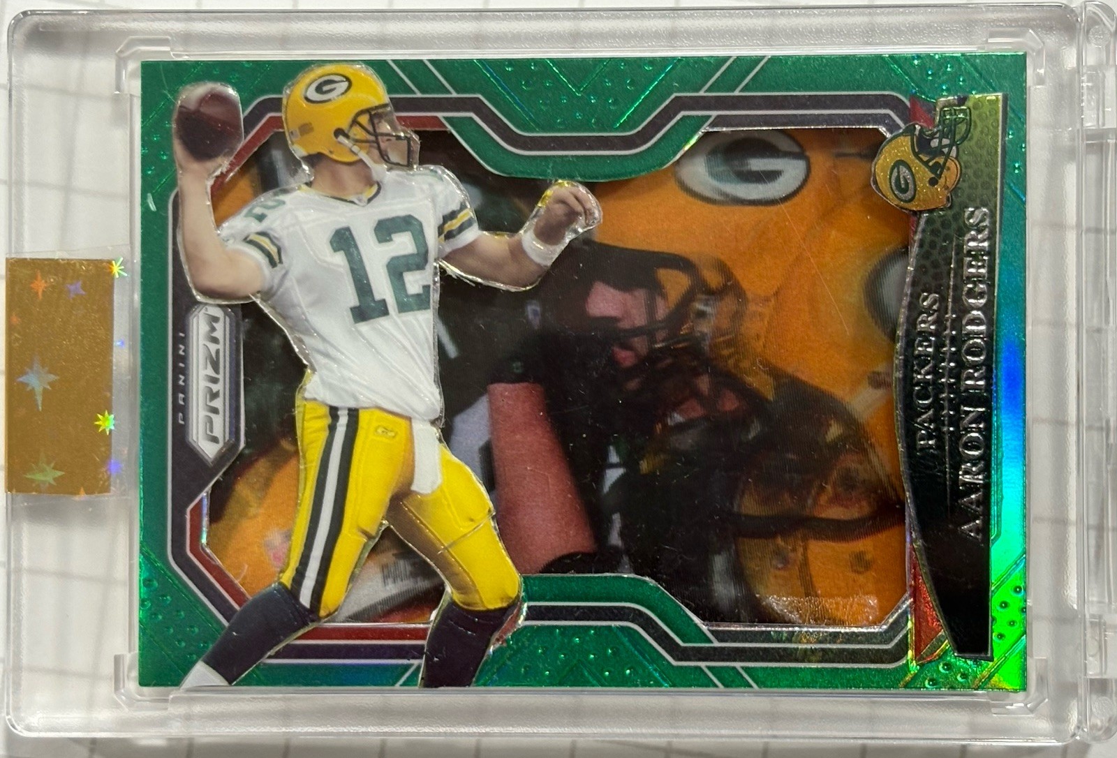 Aaron Rodgers Custom novelty art Green Bay packers CARD