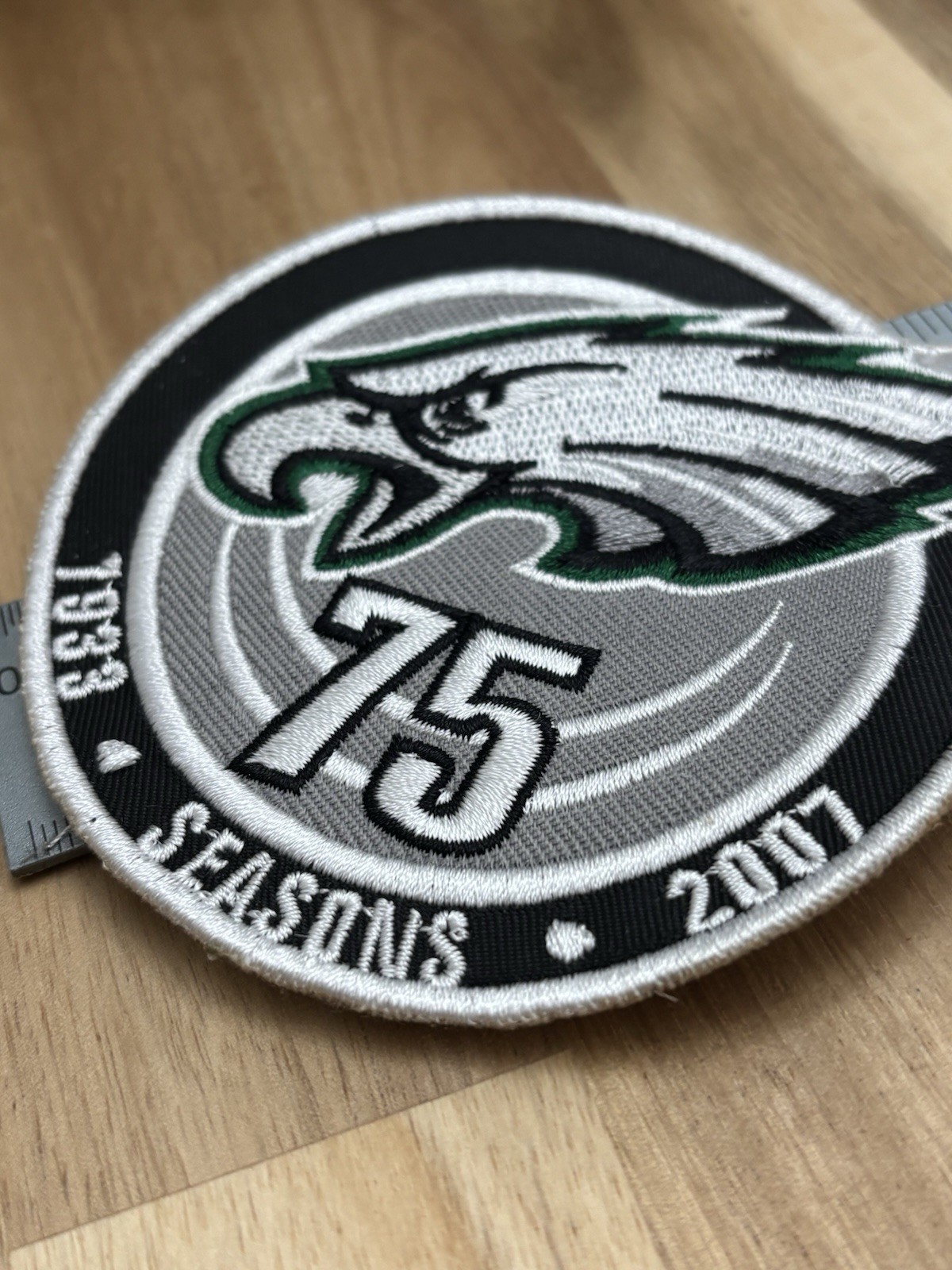 Philadelphia Eagles 75th Anniversary Embroidered Patch Eagle Free Shipping New