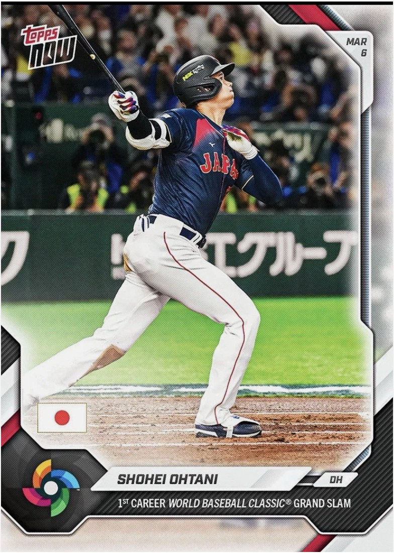 2026 Topps Now MLB WBC #4 Shohei Ohtani World Baseball Classic