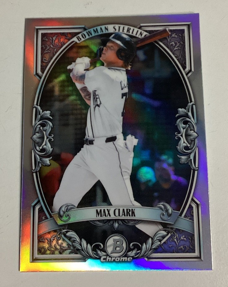 2026 Bowman MAX CLARK Chrome Sterling Insert Prospect Card BST-5 Detroit Tigers