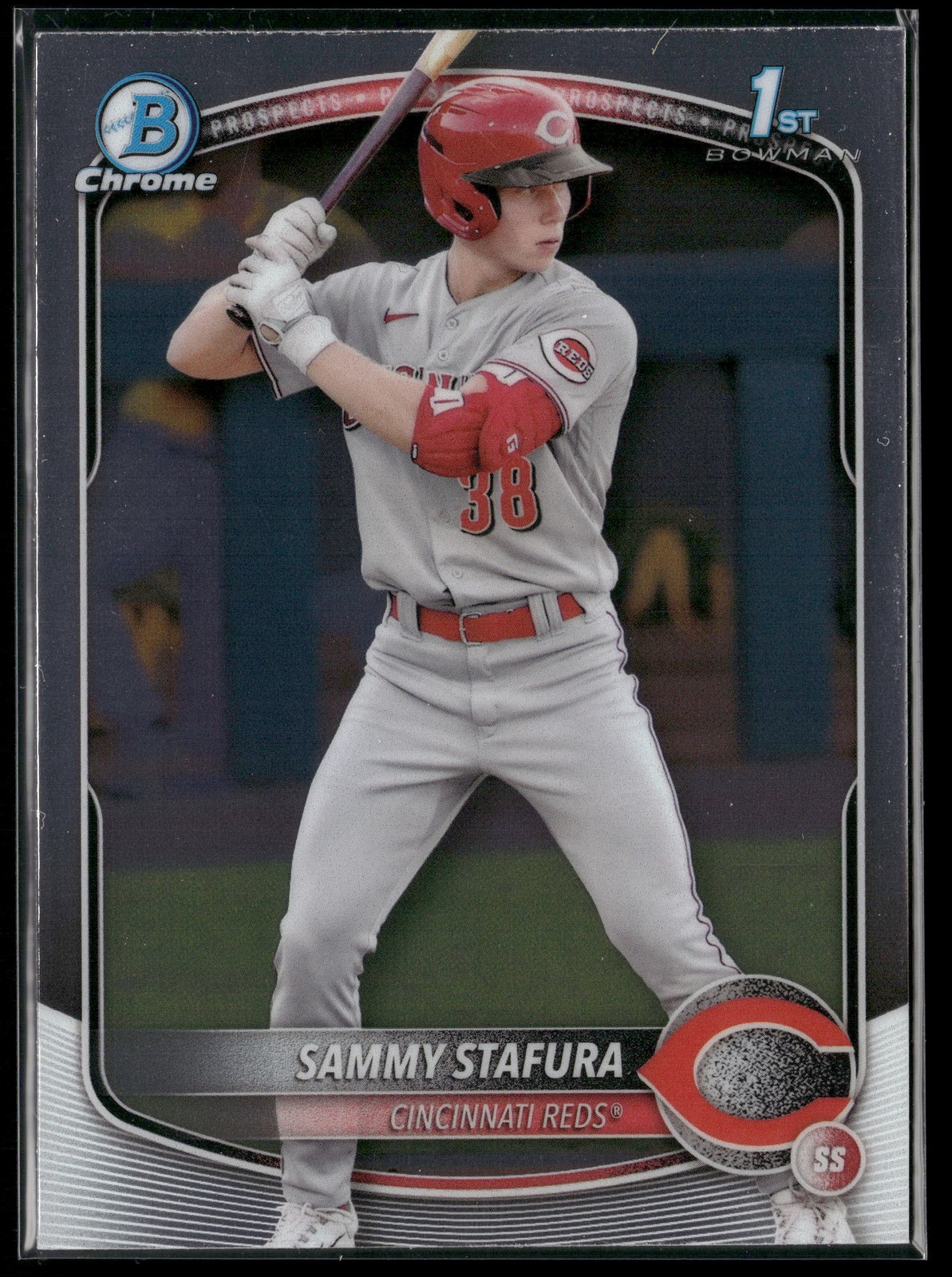 2025 Bowman #BCP-100 Sammy Stafura Chrome Prospects