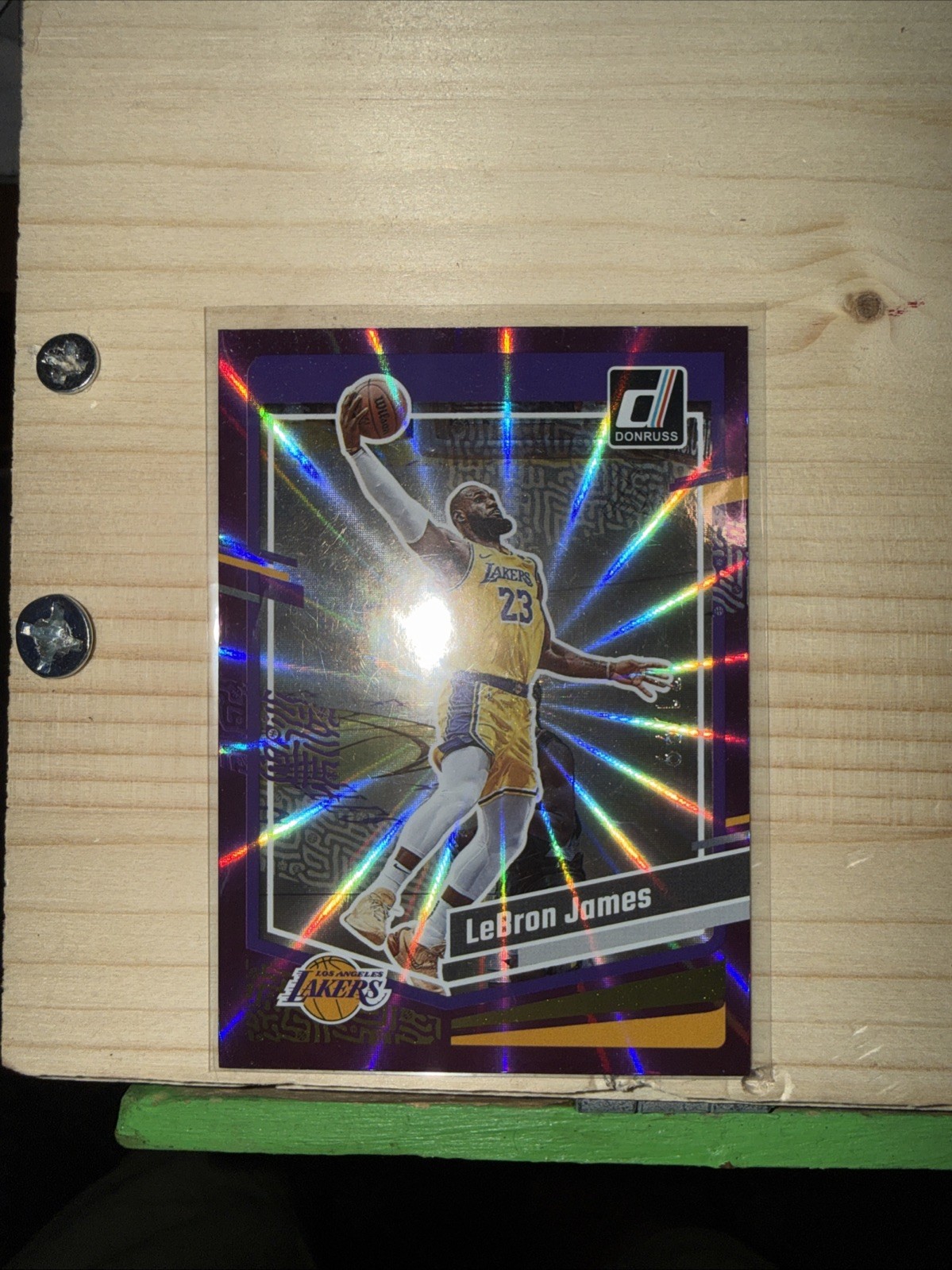 2023-24 Panini Donruss – LeBron James #2 Holo Red Laser /99