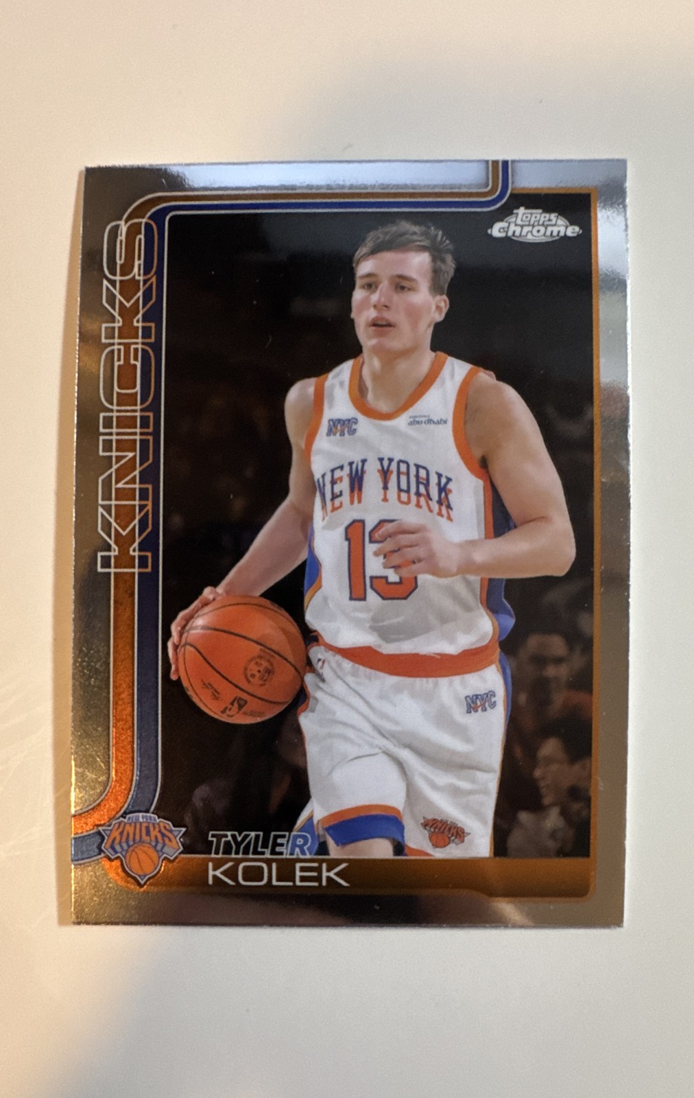 2025-26 Topps Chrome – Tyler Kolek #139