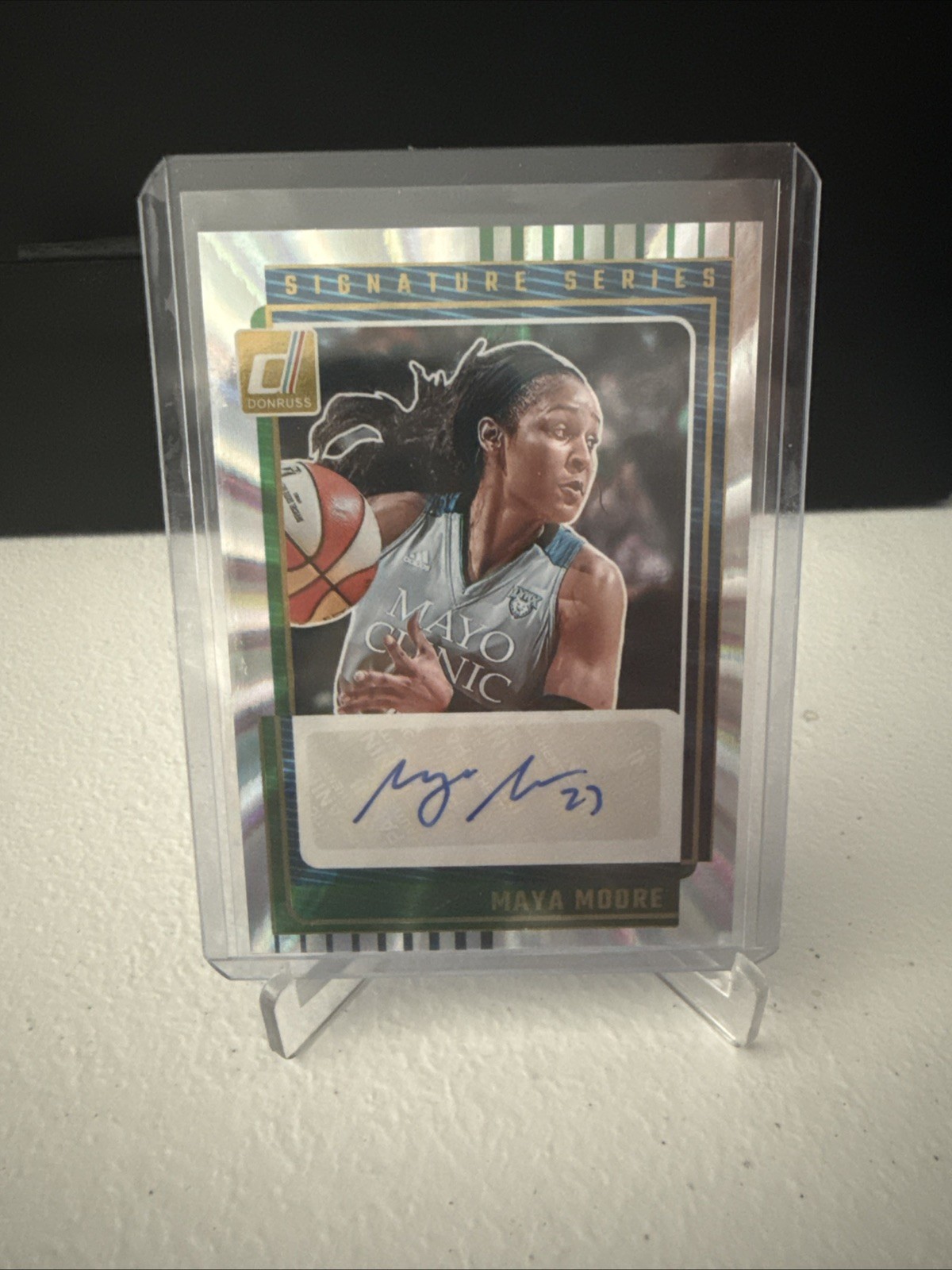 2025 Panini Donruss WNBA – Signature Series Maya Moore #SS-MM Holo Laser (AU)