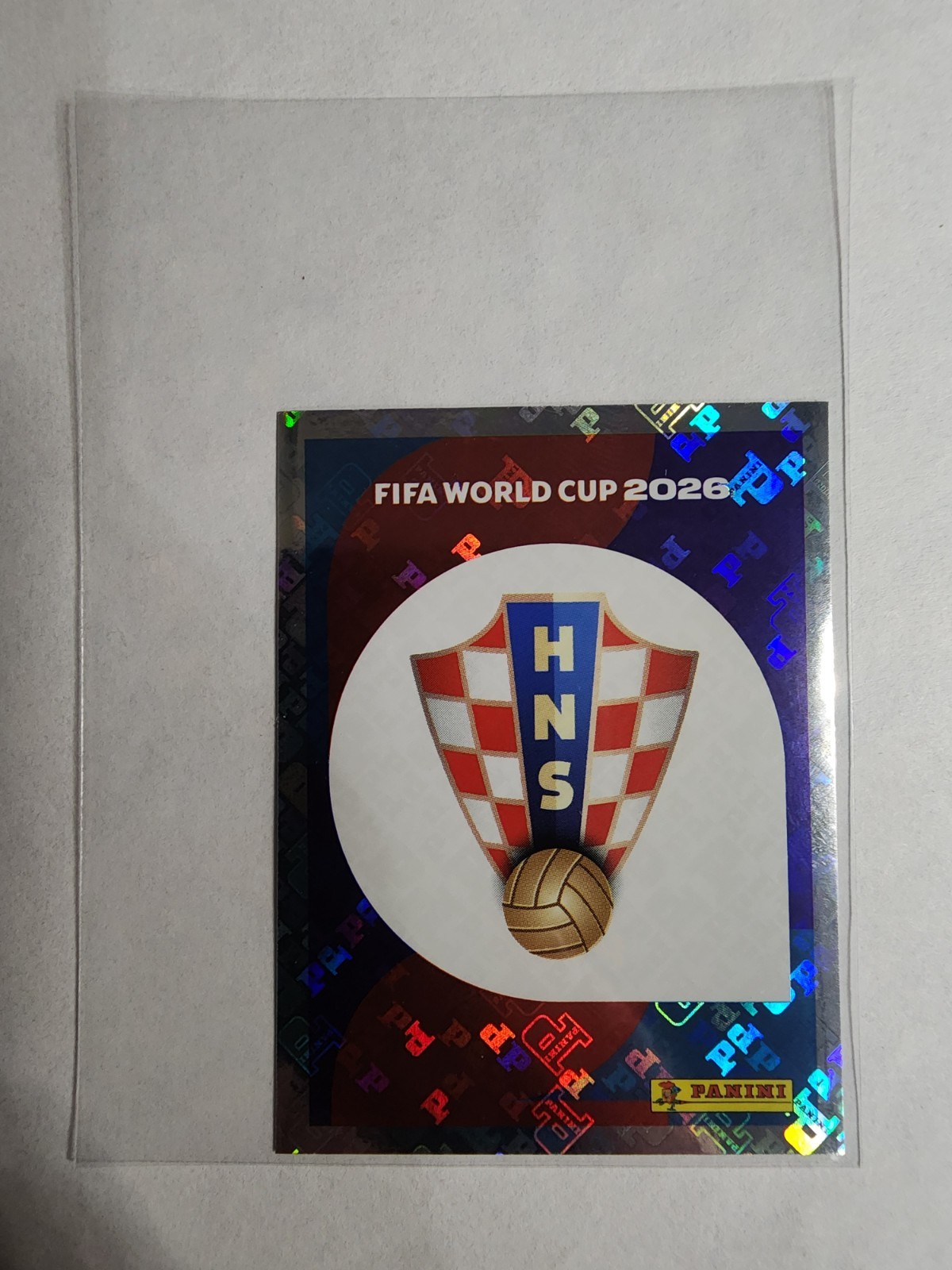 2026 Panini Fifa World Cup 26 – Croatia #CRO 1 – Team Logo Foil Sticker