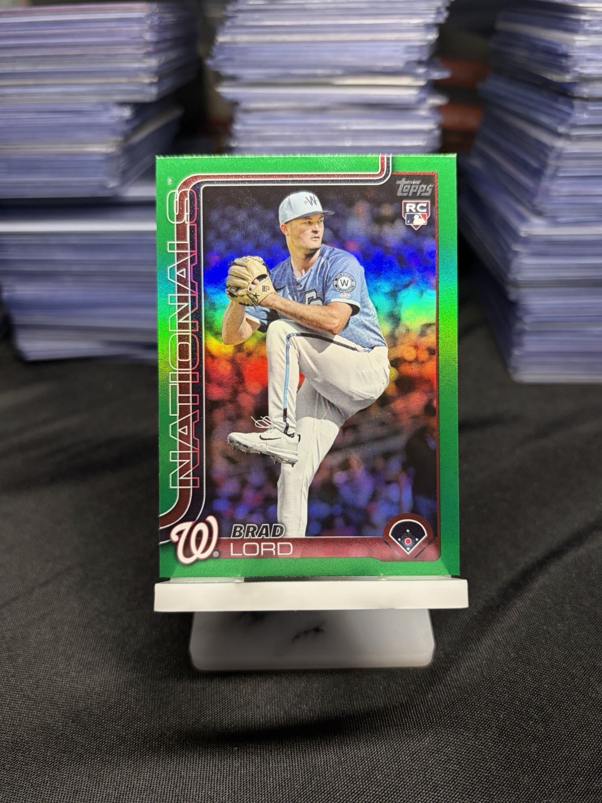 2025 Topps Update Series – Brad Lord #US39 Green Rainbow Foil /99 (RC)