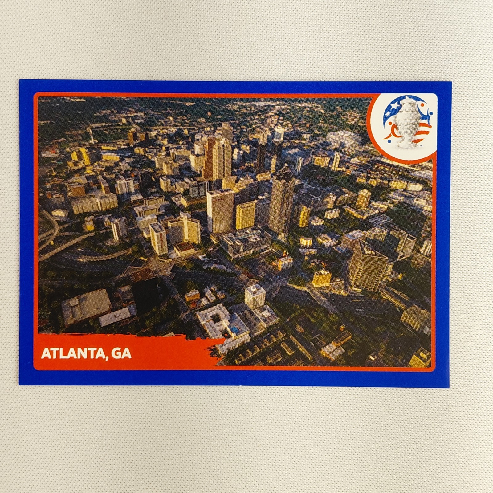 2024 Copa America Sticker USA Version Blue Parallel HCI8 Atlanta