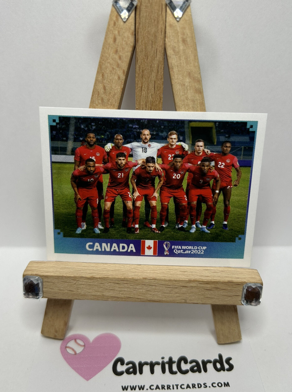 CANADA 2022 Panini World Cup Qatar Stickers #CAN1 Team Photo