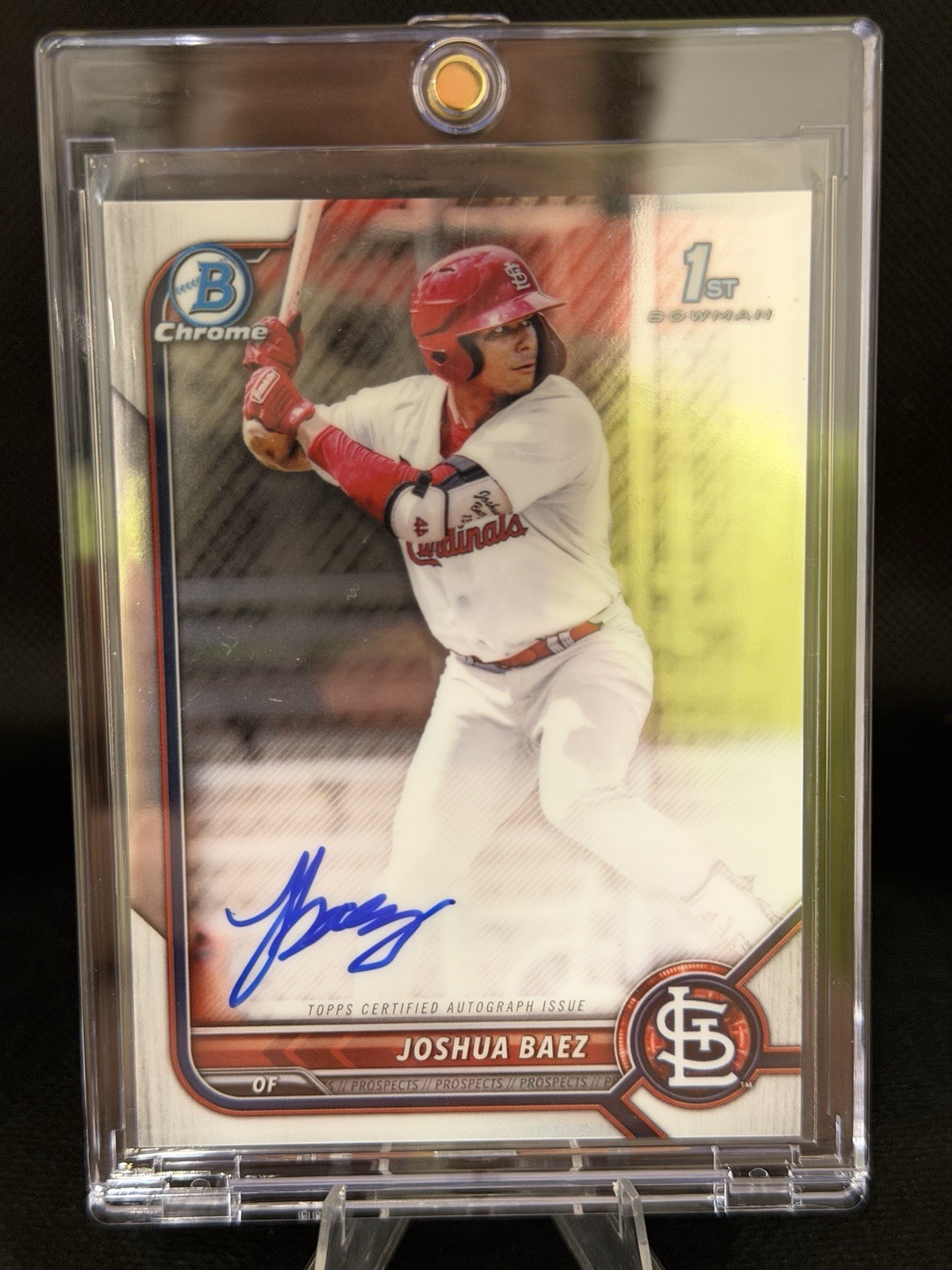 Bowman 2022 Chrome Prospect Auto 1st Bowman Joshua Baez Cardinals #CPA-JB