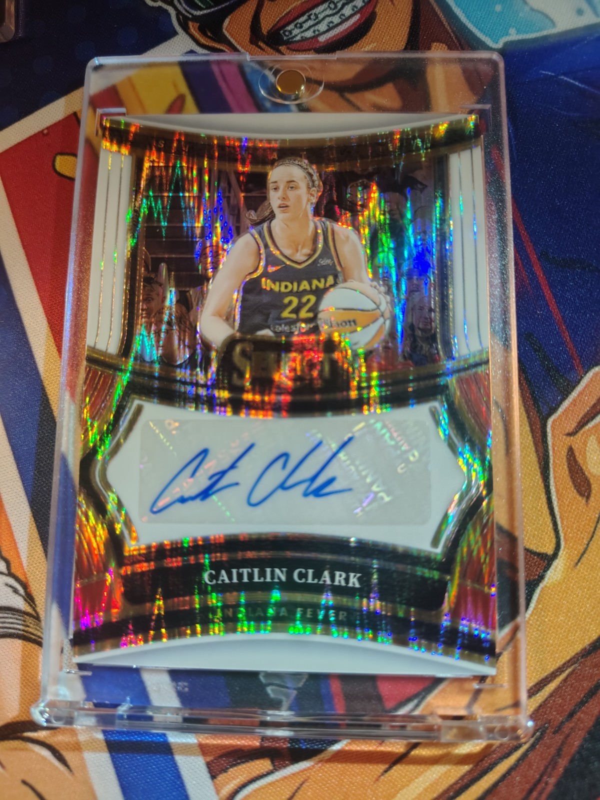 2025 Panini Select Caitlyn Clark Signatures Auto White /25