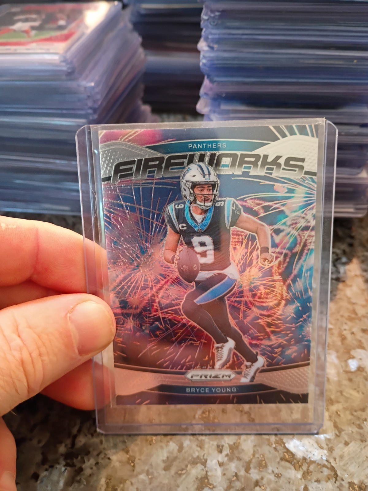 2024 Panini Prizm – Fireworks Bryce Young #14