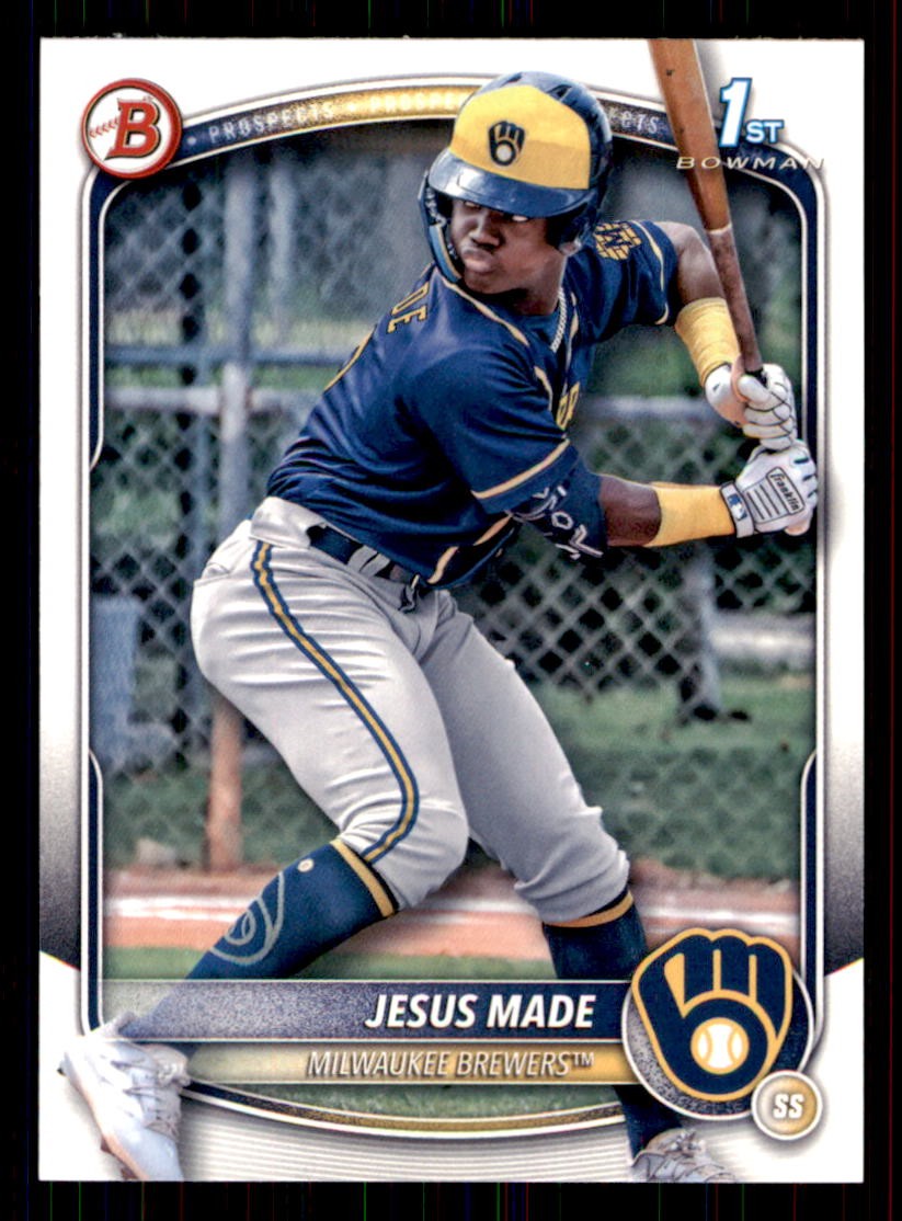 2025 Bowman Prospects #BP-66 Jesus Made Milwaukee Brewers