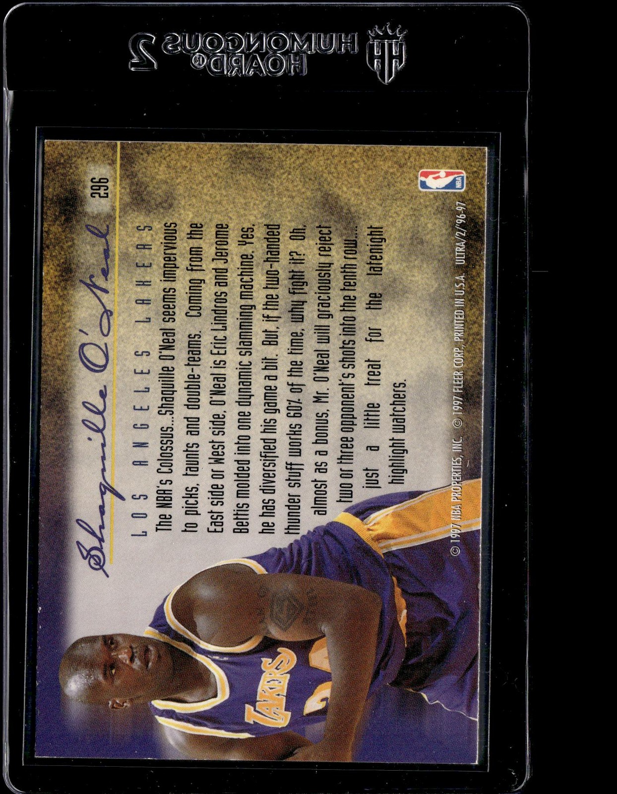 1996-97 Ultra #296 Shaquille O’Neal