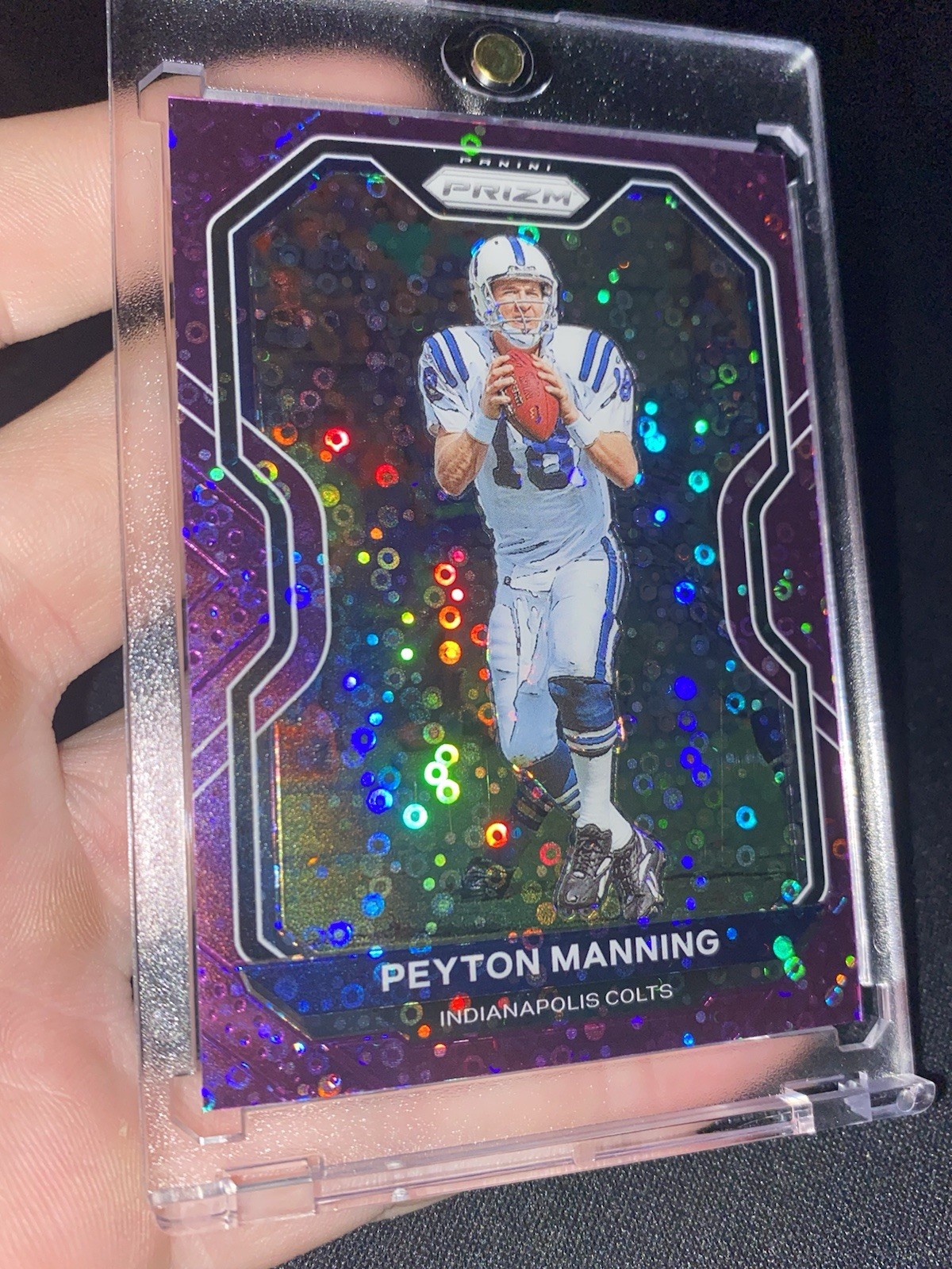 2020 Prizm Peyton Manning No Huddle Purple /35 See Pictures