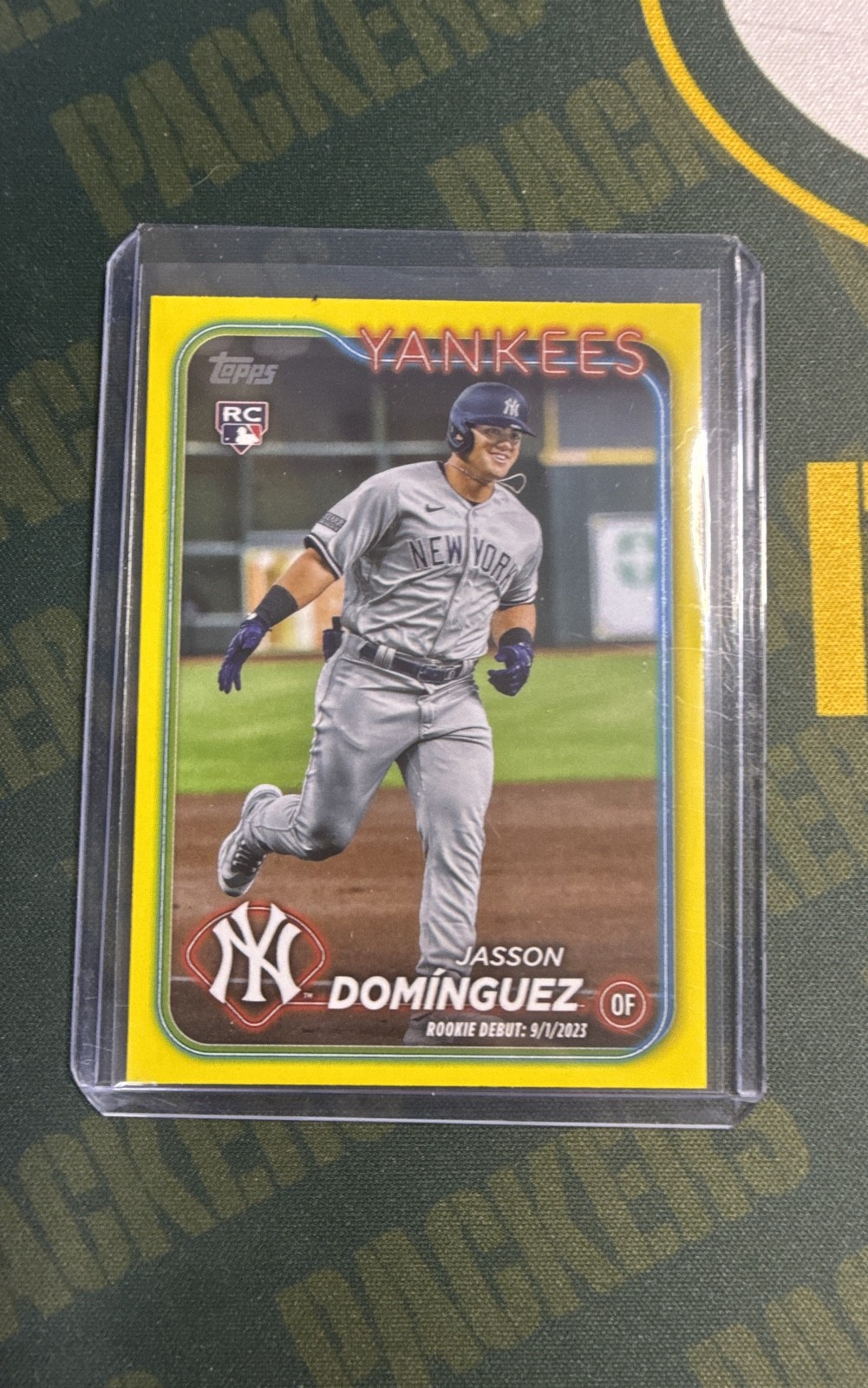 2024 Topps Update Series – Rookie Debut Jasson Dominguez #US175 Yellow (RC)