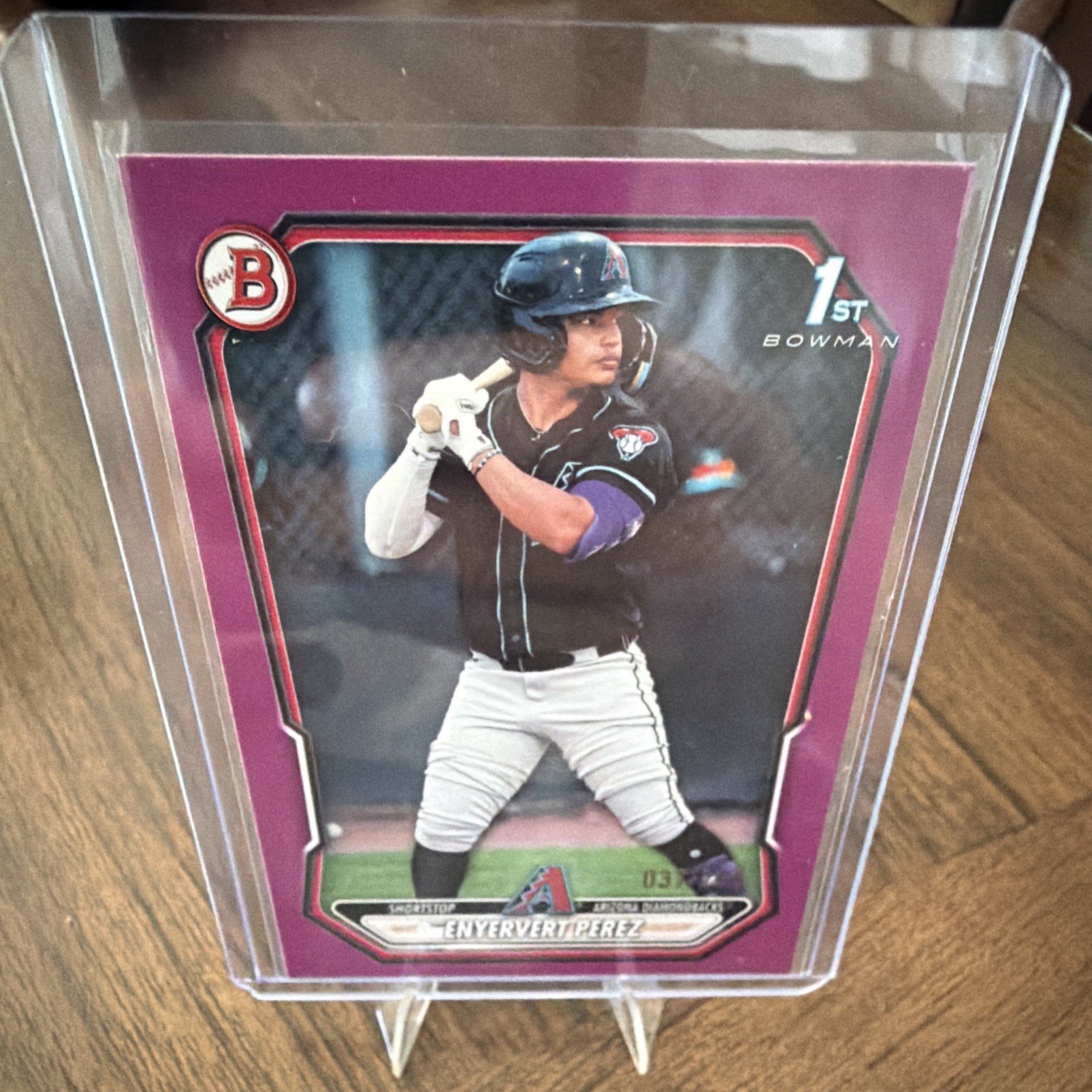 Topps 2026 1st Bowman Enyervent Perez #71 Purple /299 Dbacks