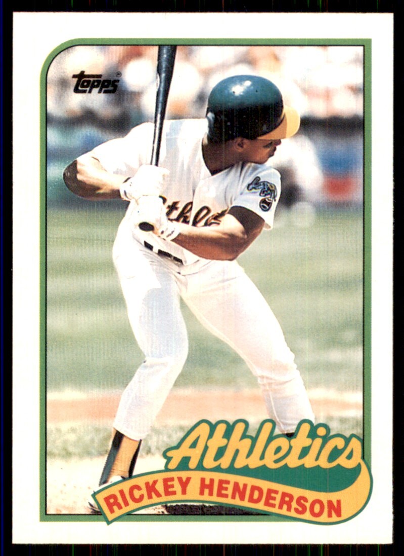 1989 Topps Traded NM-MT #48T Rickey Henderson Oakland Athletics