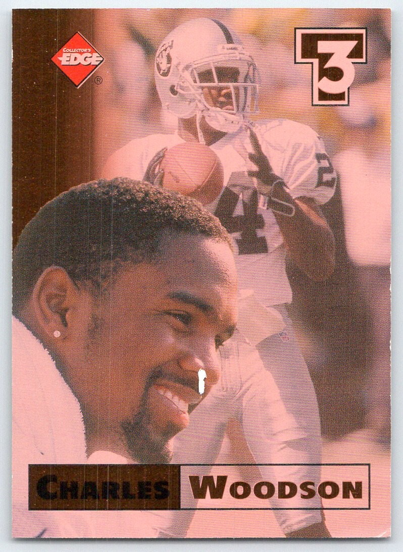 1998 Collector’s Edge First Place #28 Charles Woodson Oakland Raiders