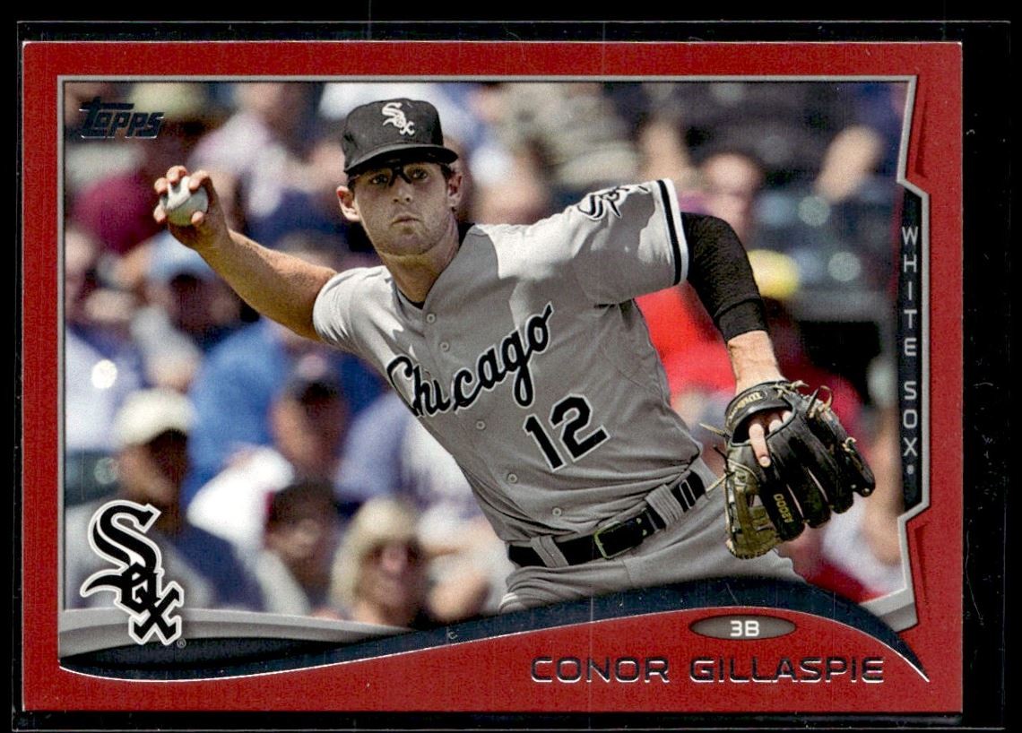 2014 Topps Red Border Conor Gillaspie Chicago White Sox #639