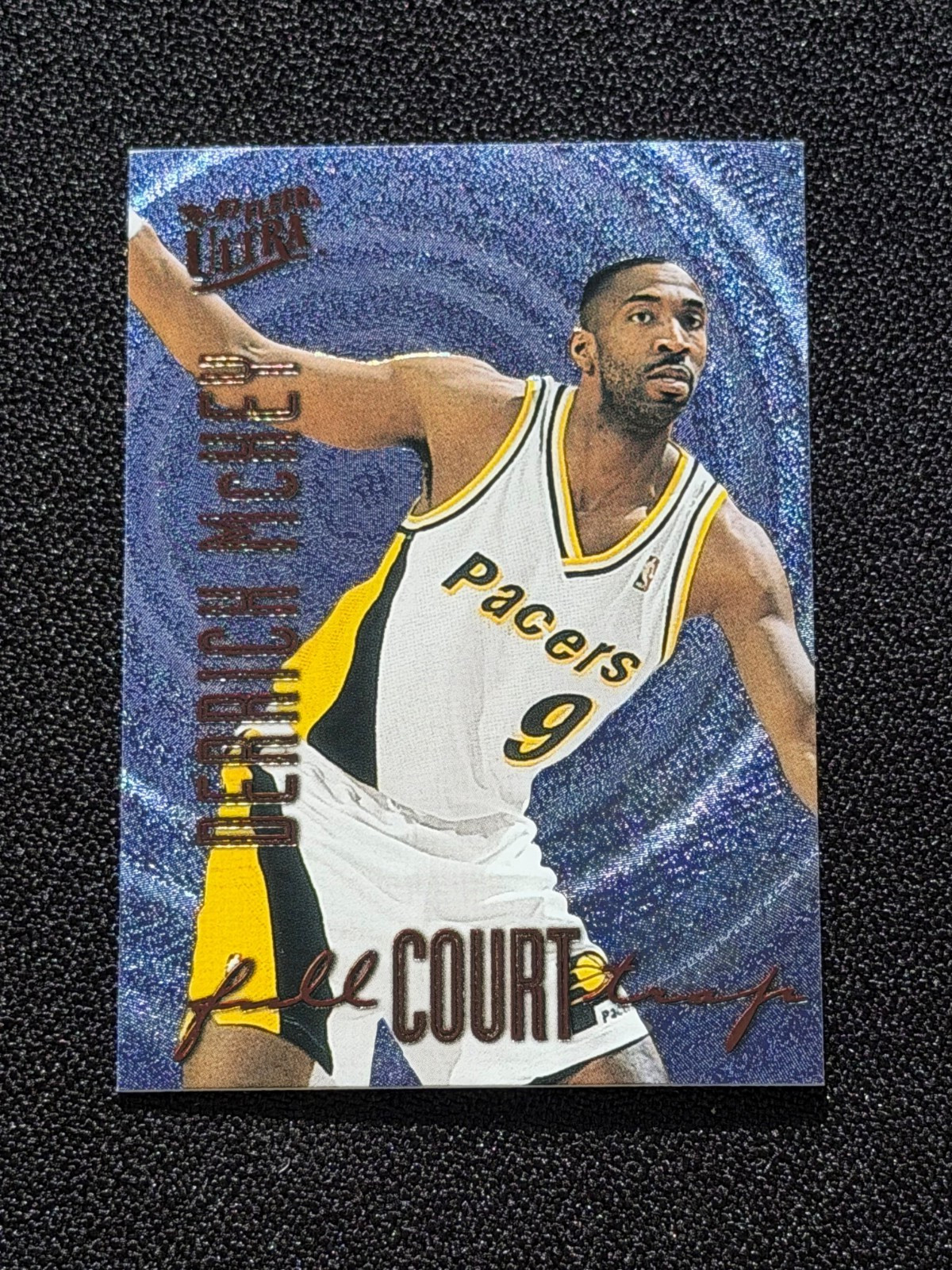 Fleer 1996-97 Ultra Full Court Trap Derrick McKey Indiana Pacers Card #8