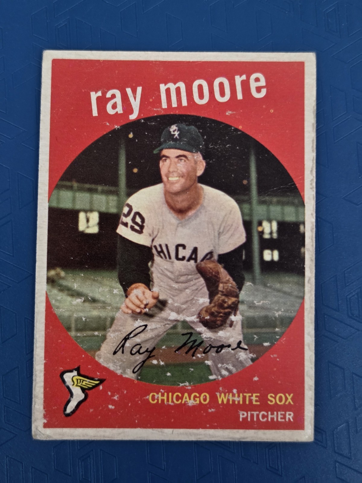 1959 Topps #293 Ray Moore Chicago White Sox BASEBALL Card Q