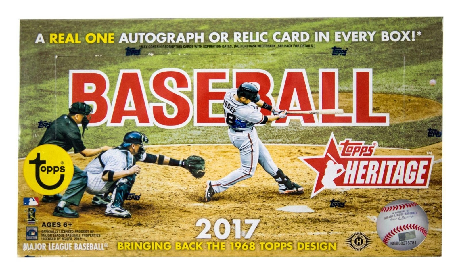 2017 Topps Baseball Heritage 1-500 – You Pick – Complete Your Set Base Insert