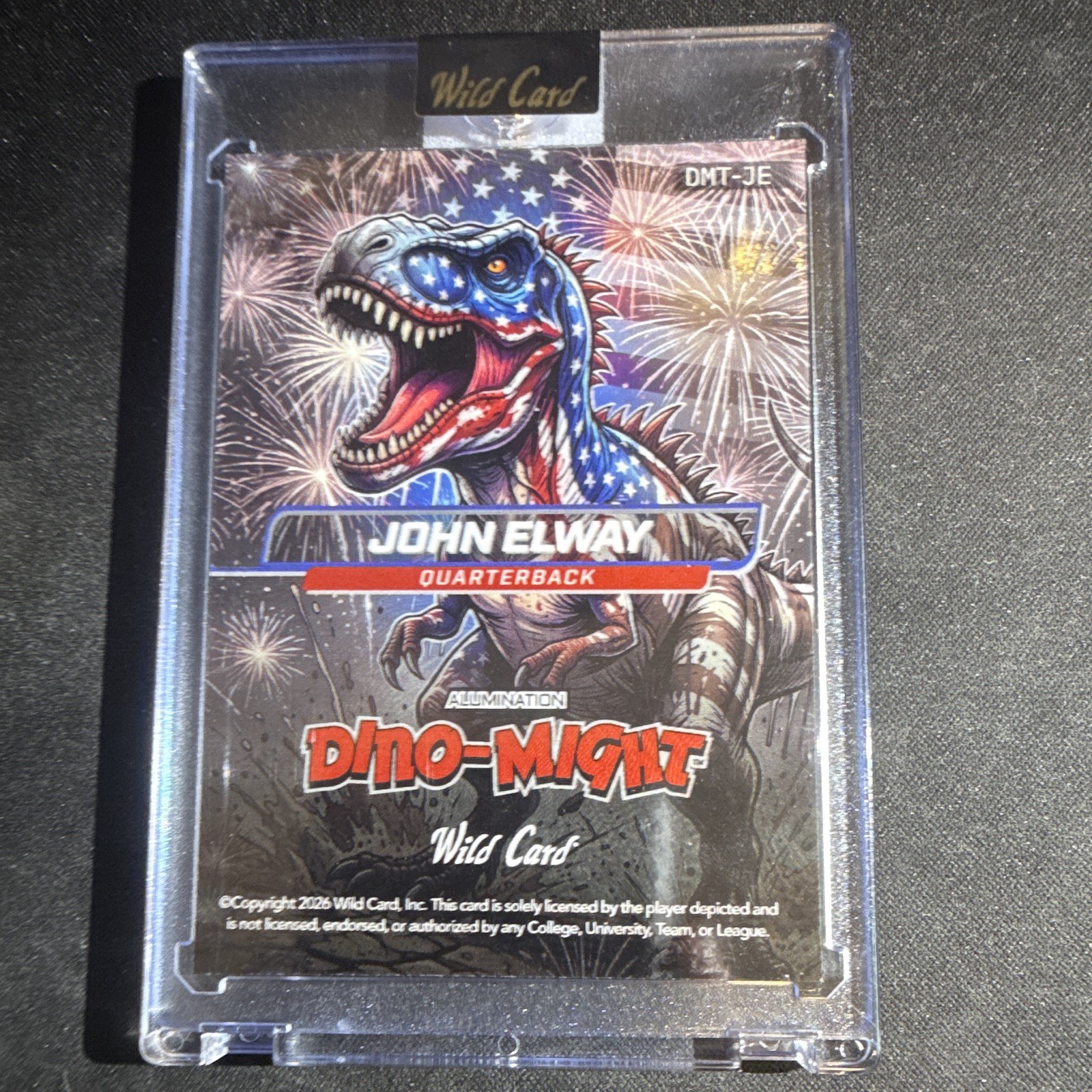 Wild Card Alumination Dino-Might John Elway Denver Broncos 2024 DMT-JE